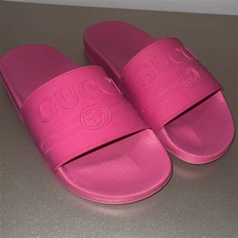 gucci slides leather|gucci original slides.